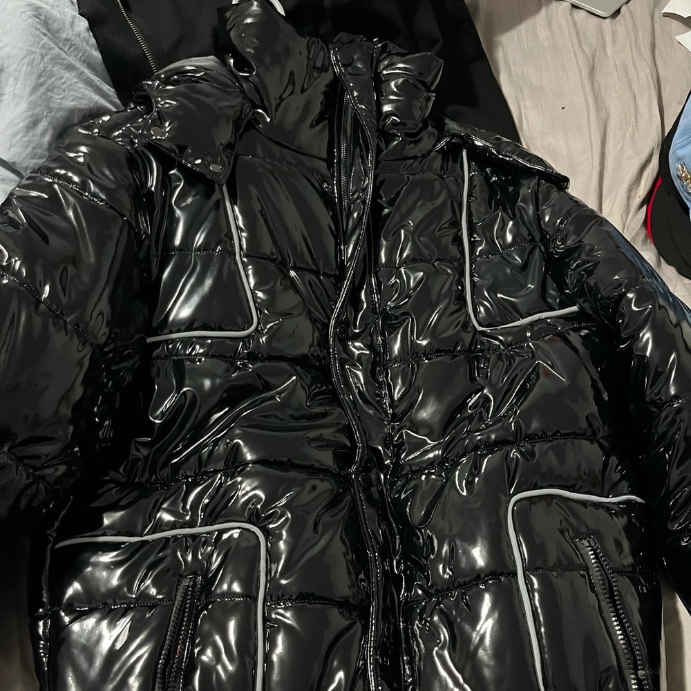 Milano Di Rouge black puffer coat